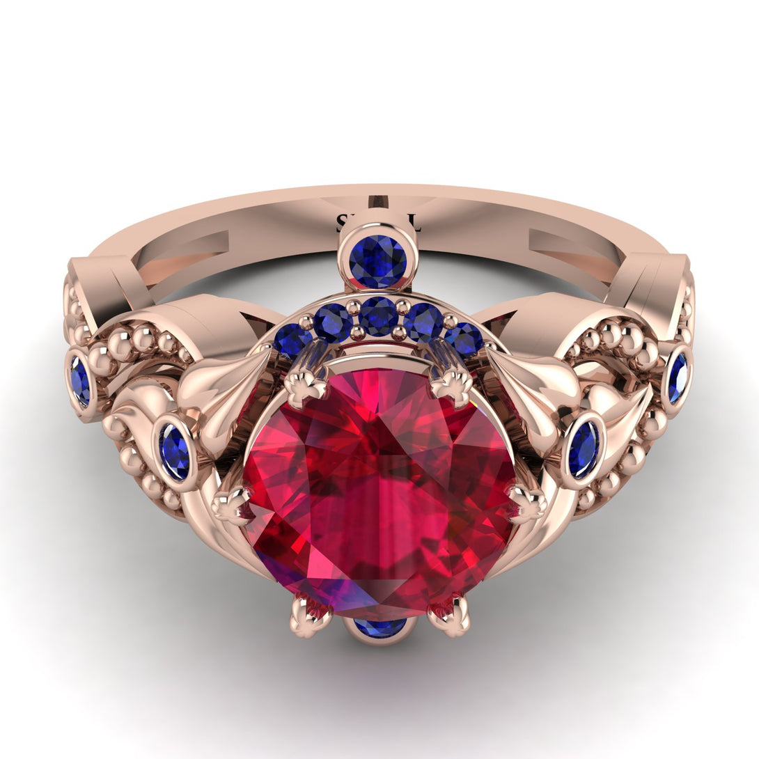 Nature Inspired Ruby Ring - Sandra No. 71
