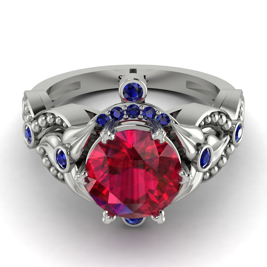 Nature Inspired Ruby Ring - Sandra No. 72