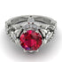 Nature Inspired Ruby Ring - Sandra No. 12