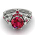 Nature Inspired Ruby Ring - Sandra No. 57