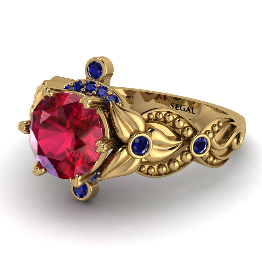 Nature Inspired Ruby Ring - Sandra No. 70