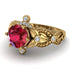 Nature Inspired Ruby Ring - Sandra No. 10