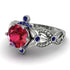 Nature Inspired Ruby Ring - Sandra No. 72