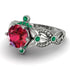 Nature Inspired Ruby Ring - Sandra No. 27