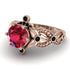 Nature Inspired Ruby Ring - Sandra No. 41