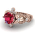 Nature Inspired Ruby Ring - Sandra No. 11
