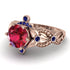 Nature Inspired Ruby Ring - Sandra No. 71