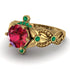 Nature Inspired Ruby Ring - Sandra No. 25