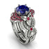 Nature Inspired Sapphire Bridal Set - Sandra No. 60 image 1