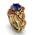 Nature Inspired Sapphire Bridal Set - Sandra No. 58 image 1