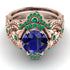 Nature Inspired Sapphire Bridal Set - Sandra No. 29 image 2