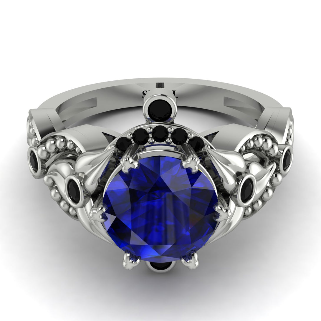 Nature Inspired Sapphire Ring - Sandra No. 45