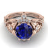 Nature Inspired Sapphire Ring - Sandra No. 14