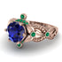 Nature Inspired Sapphire Ring - Sandra No. 29