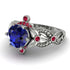Nature Inspired Sapphire Ring - Sandra No. 60