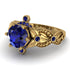 Nature Inspired Sapphire Ring - Sandra No. 73