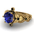 Nature Inspired Sapphire Ring - Sandra No. 43