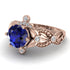 Nature Inspired Sapphire Ring - Sandra No. 14