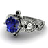 Nature Inspired Sapphire Ring - Sandra No. 45