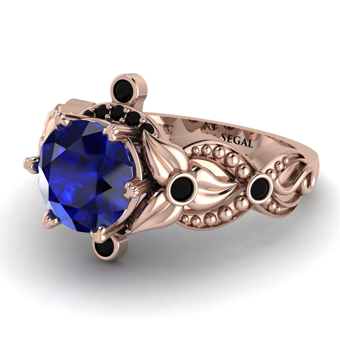 Nature Inspired Sapphire Ring - Sandra No. 44