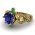 Nature Inspired Sapphire Ring - Sandra No. 28