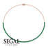 Necklace Emerald Pear Shape - Aitana No. 5