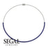 Necklace Sapphire Pear Shape - Aitana No. 15