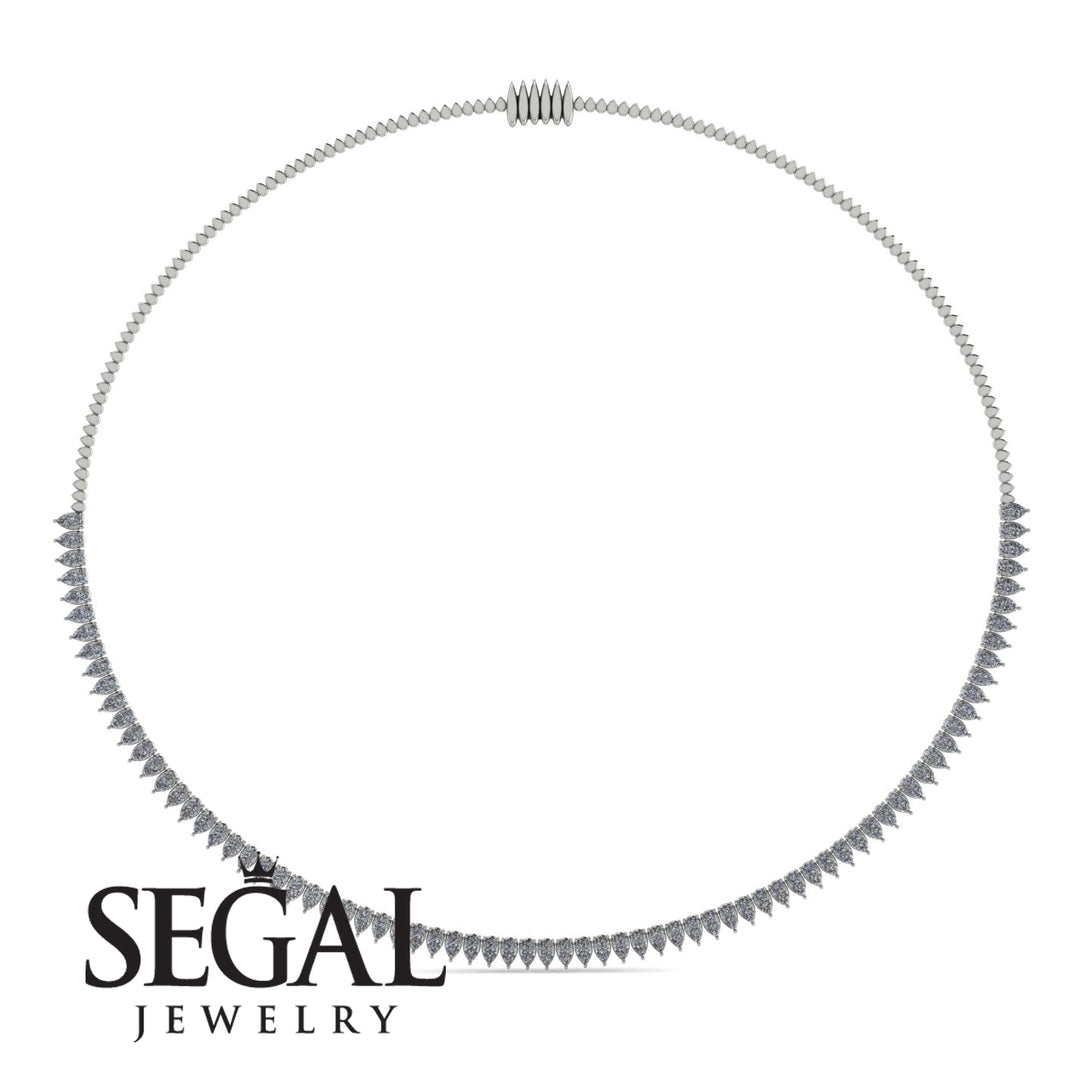 Necklace Diamond Pear Shape - Aitana No. 3