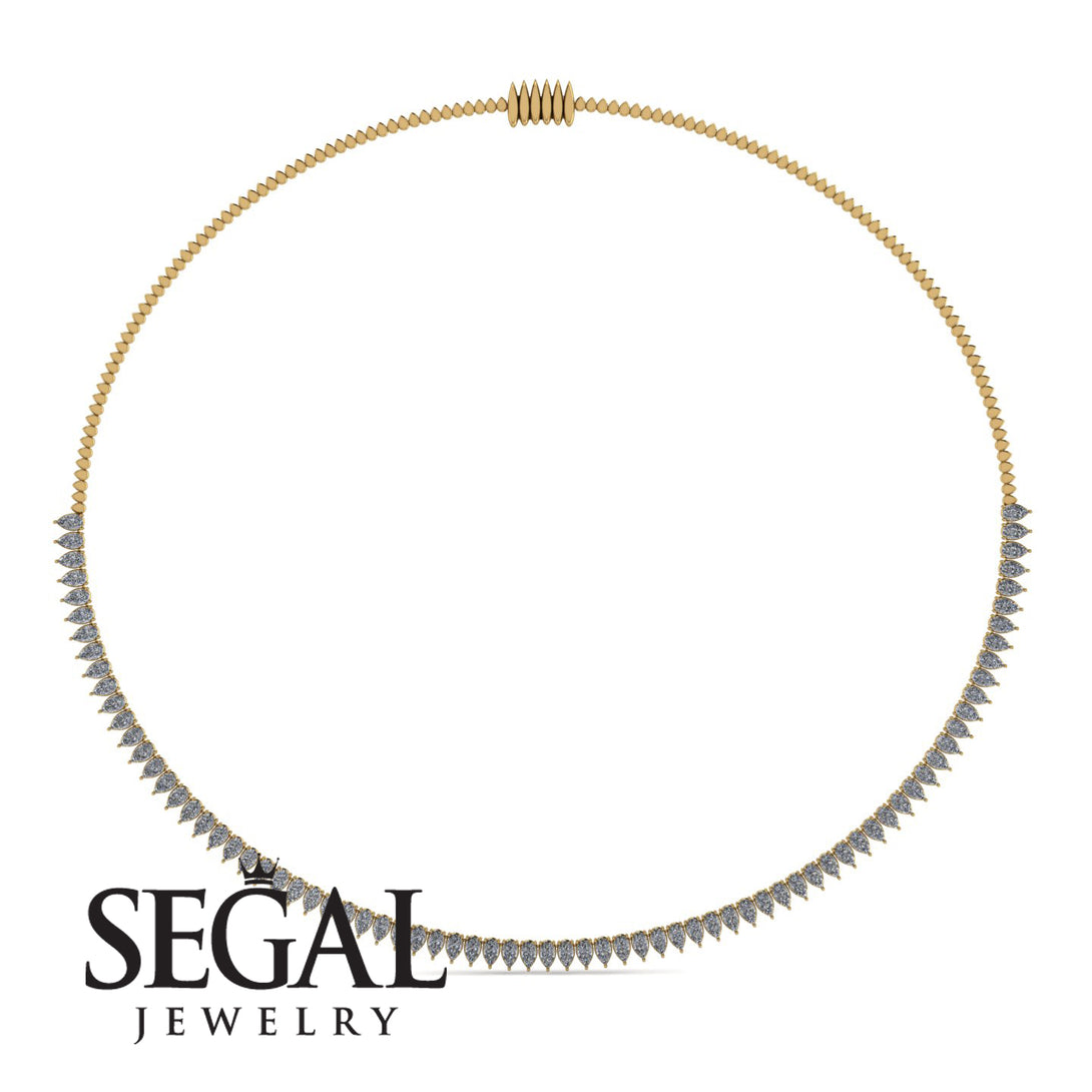Necklace Diamond Pear Shape - Aitana No. 1