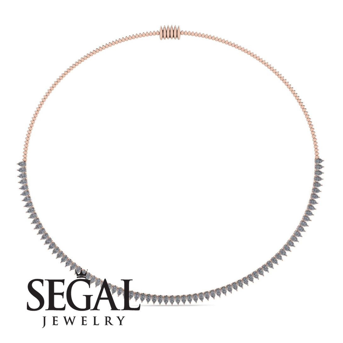 Necklace Diamond Pear Shape - Aitana No. 2