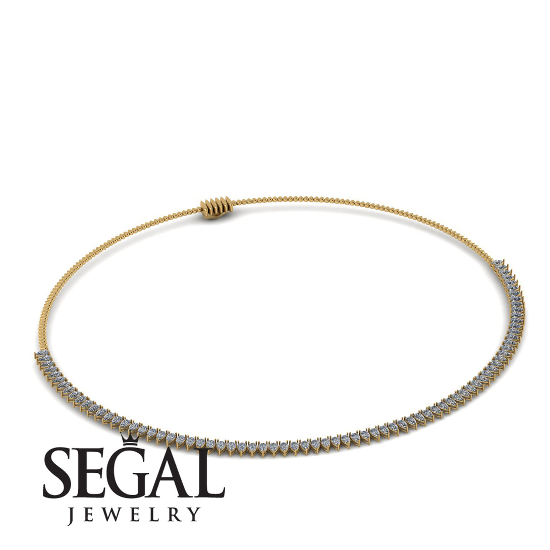 Necklace Diamond Pear Shape - Aitana No. 1