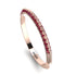 Hidden Ruby Wedding Band - Anastasia No. 11