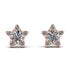 Star Halo Diamond Earrings - Zelda No. 2
