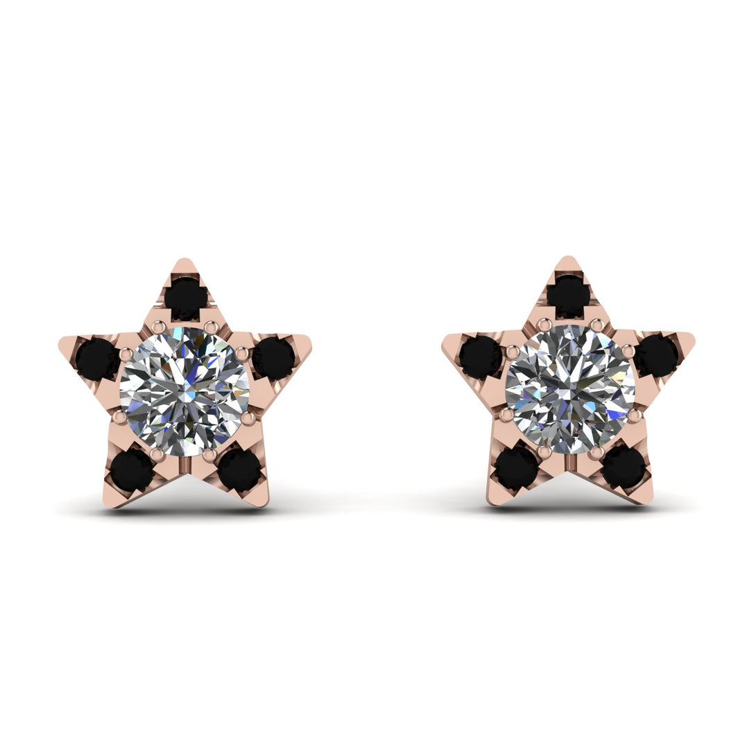 Star Halo Diamond Earrings - Zelda No. 32