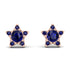 Star Halo Sapphire Earrings - Zelda No. 74