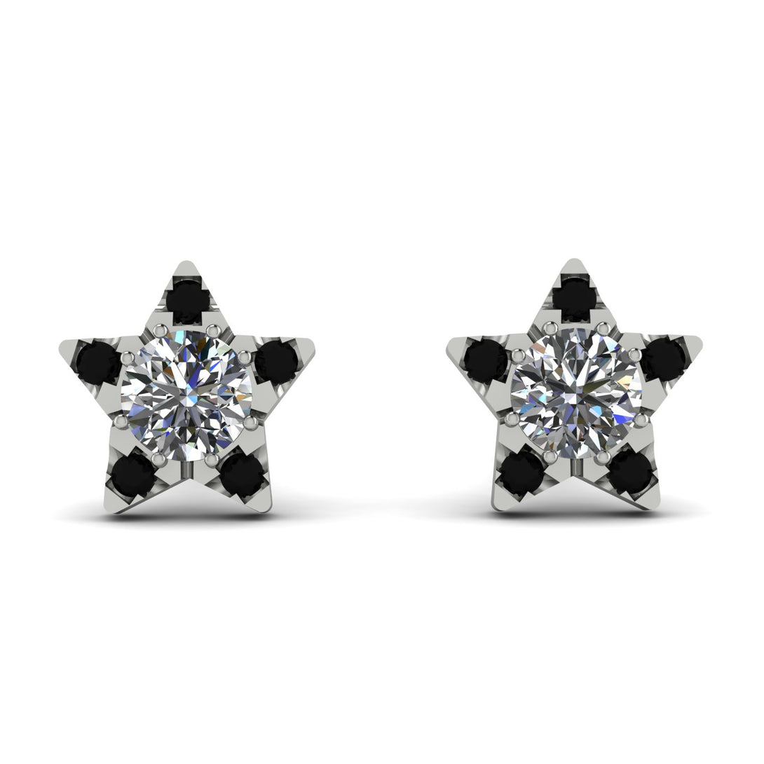 Star Halo Diamond Earrings - Zelda No. 33