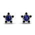 Star Halo Sapphire Earrings - Zelda No. 45