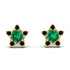 Star Halo Emerald Earrings - Zelda No. 34