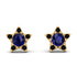Star Halo Sapphire Earrings - Zelda No. 43