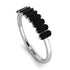 Emerald Cut Black Diamond Band - Esther No. 9