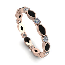 Marquise Black Diamond Eternity Band - Cecilia No. 8 image 1