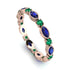 Marquise Sapphire Eternity Band - Cecilia No. 29 image 1