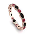 Marquise Black Diamond Eternity Band - Cecilia No. 53
