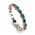 Marquise Emerald Eternity Band - Cecilia No. 65