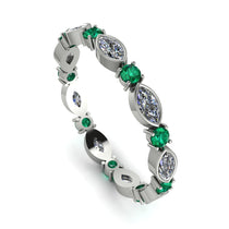 Marquise Diamond Eternity Band - Cecilia No. 18 image 1