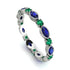 Marquise Sapphire Eternity Band - Cecilia No. 30 image 1