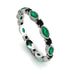 Marquise Emerald Eternity Band - Cecilia No. 36