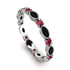 Marquise Black Diamond Eternity Band - Cecilia No. 54 image 1