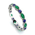 Marquise Emerald Eternity Band - Cecilia No. 66