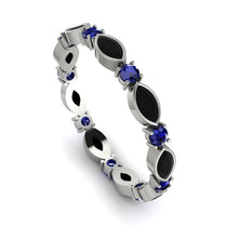 Marquise Black Diamond Eternity Band - Cecilia No. 69 image 1